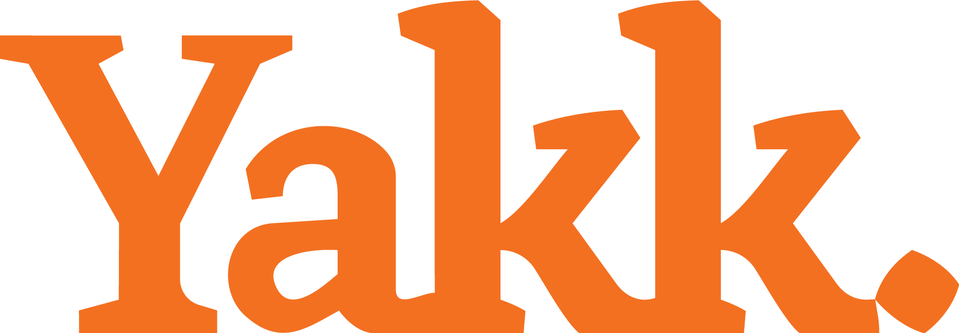 Yakk Orange Logo PNG