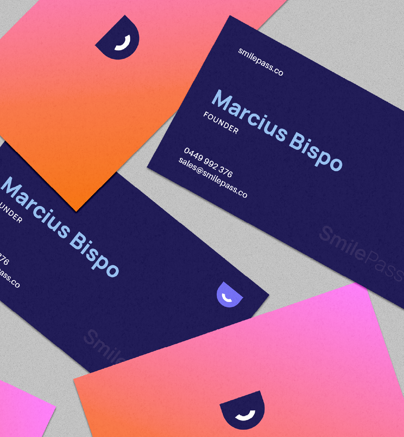 20230509 Smile Pass Portfolio Page Business Cards