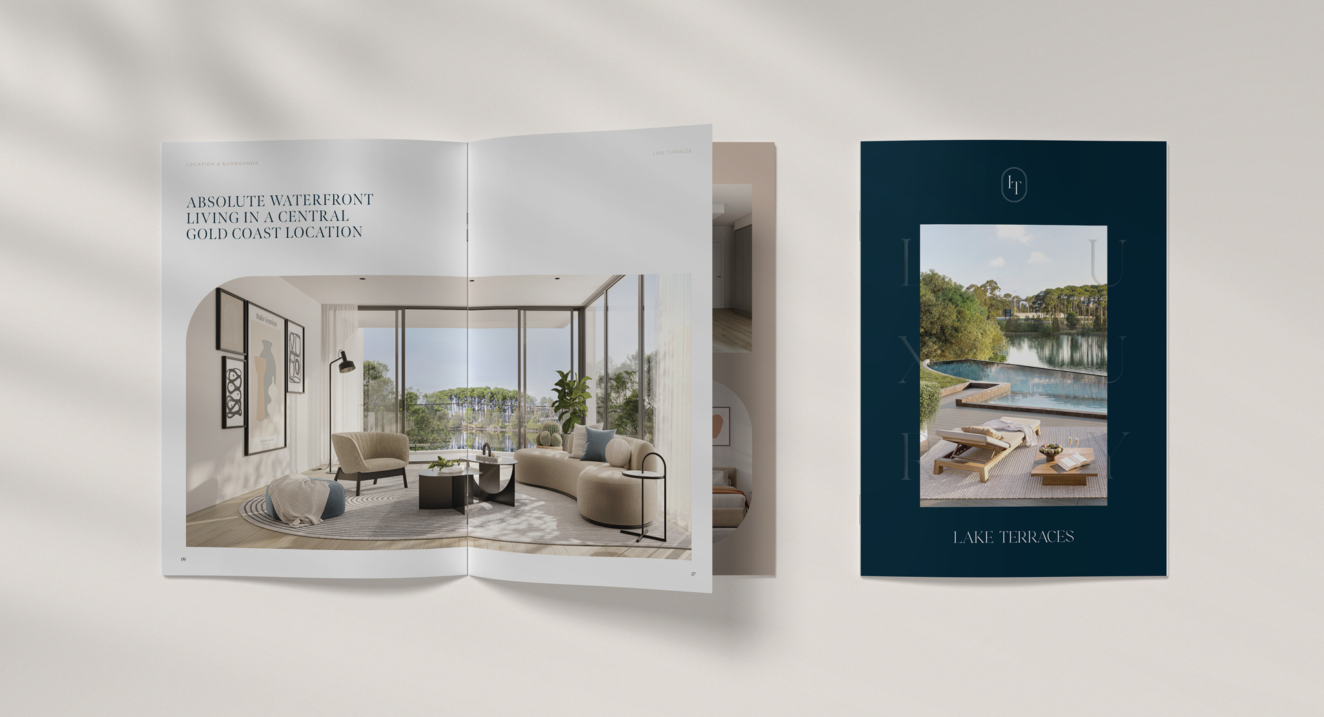 Brochure Cover & Spread Mock