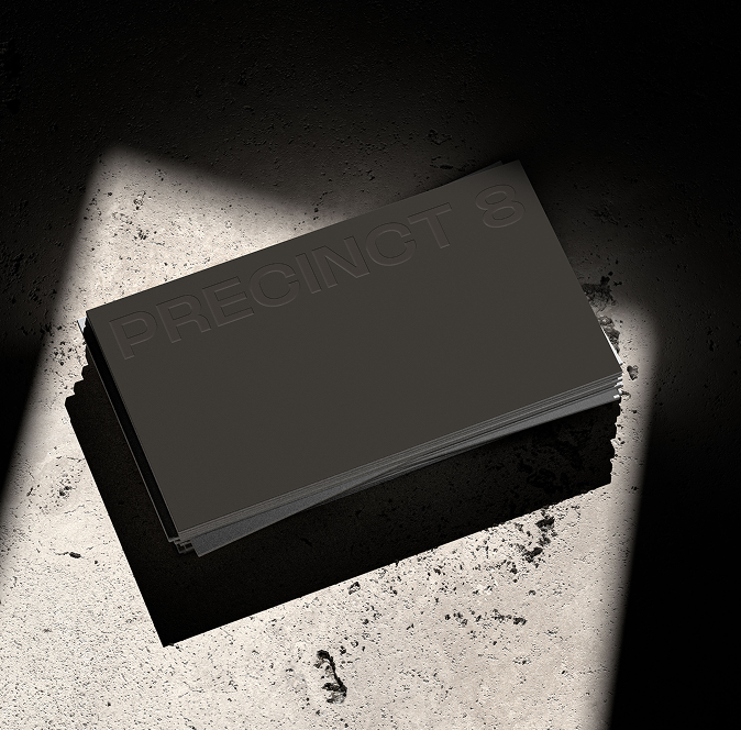 precinct 8 business cards